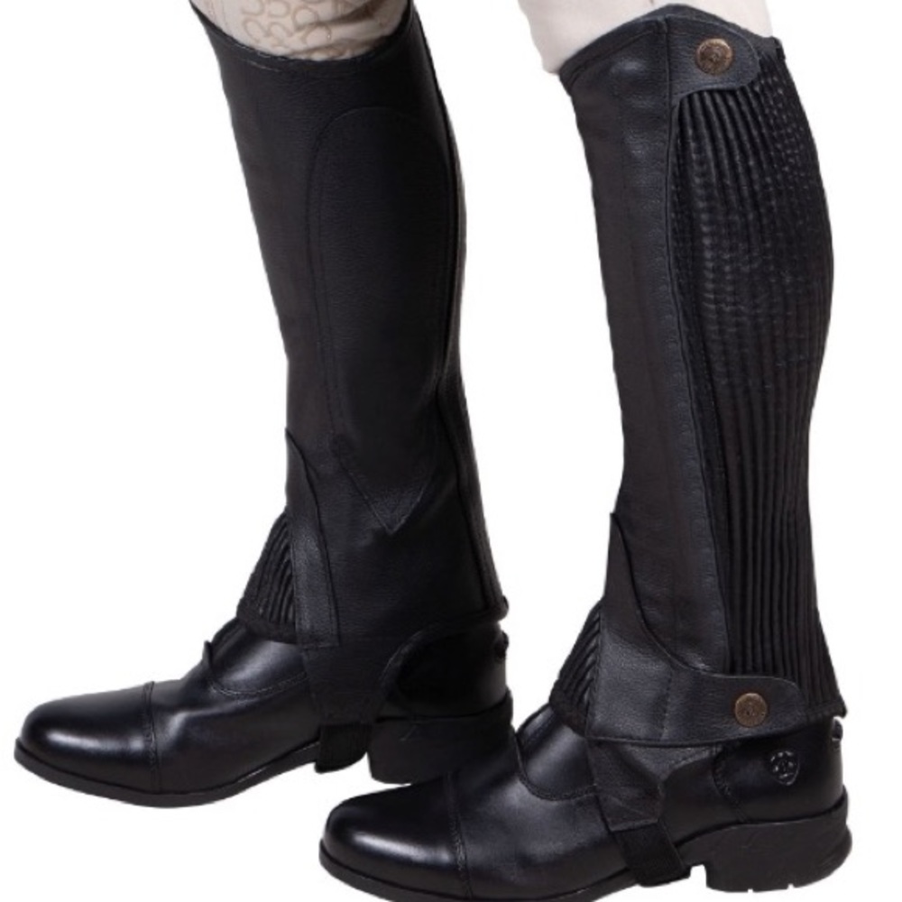 NIB Ovation Stretch Rib Half Chaps Sz M